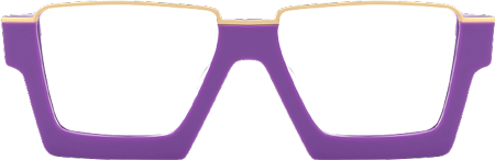 Dardhan - Rectangle Purple Eyeglasses