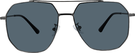 Federico - Aviator Black Sunglasses