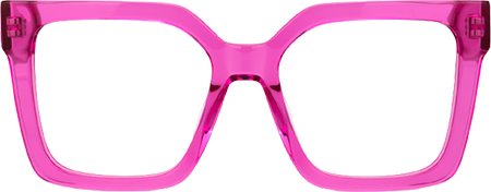 Fathia - Square Pink Eyeglasses