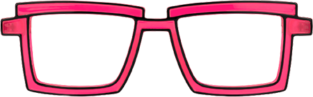 Joselyn - Rectangle Pink Eyeglasses