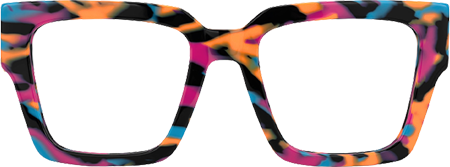 Felician - Square Multicolor Eyeglasses