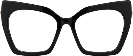 Feliciana - Cat Eye Black Eyeglasses
