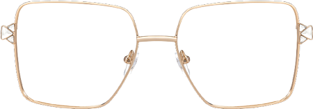 Fevziye - Square Gold Eyeglasses