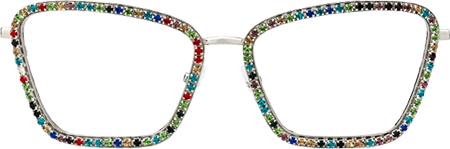 Feodora - Rectangle Multicolor Eyeglasses