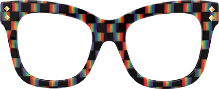 Faustyna - Square Multicolor Eyeglasses