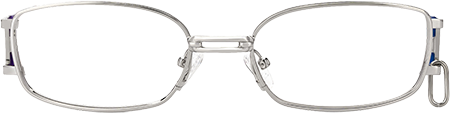 Gagenia - Rectangle Silver Eyeglasses