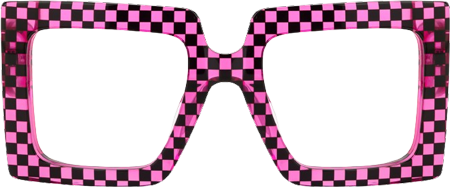 Ferial - Square Black/Pink Eyeglasses