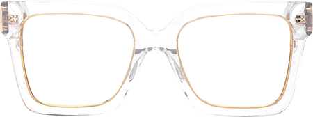 Ibrahim - Square Crystal Eyeglasses