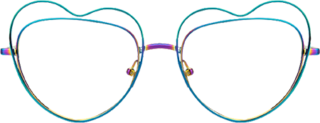 Fidelio - Heart Multicolor Eyeglasses
