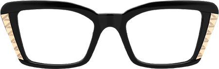 Fiachra - Rectangle Black Eyeglasses
