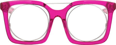 Gafnit - Aviator Pink Eyeglasses