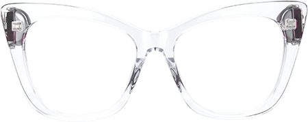 Haiku - Cat Eye Crystal Eyeglasses