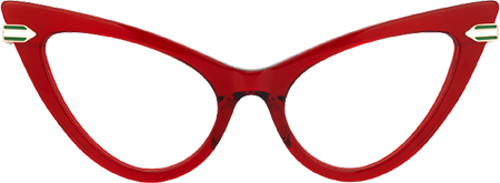 Fariat - Cat Eye Red Eyeglasses