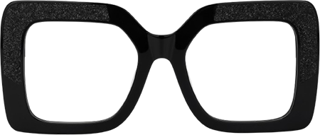Hakeem - Square Black Eyeglasses