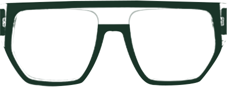 Inerney - Aviator Green Eyeglasses