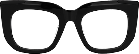 Hakulani - Square Black Eyeglasses