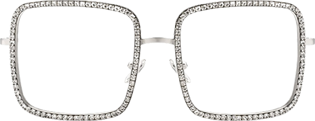 Kafele - Square Silver Eyeglasses