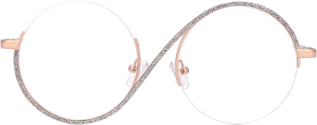 Manley - Round Silver Eyeglasses