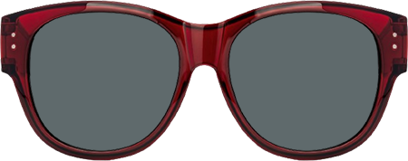 Gaiva - Round Red Fit Over Sunglasses