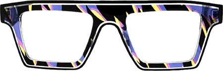 Treva - Rectangle Multicolor Eyeglasses