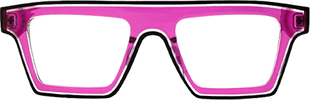 Treva - Rectangle Purple Eyeglasses
