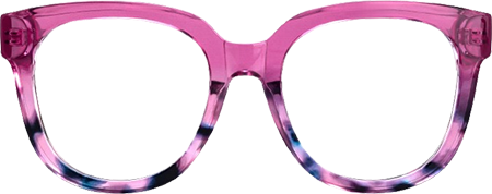 Vernetta - Square Pink/Floral Eyeglasses