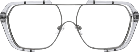 Porsha - Aviator Grey Eyeglasses