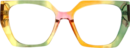 Faridah - Geometric Multicolor Eyeglasses