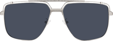 Kaholo - Aviator Silver Sunglasses