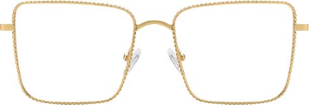 Gadiel - Square Gold Eyeglasses