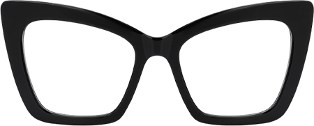 Lacretia - Butterfly Black Eyeglasses