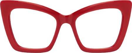 Lacretia - Butterfly Red Eyeglasses