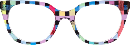 Stephanie - Cat Eye Multicolor Eyeglasses