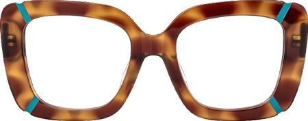 Romey - Square Tortoise Eyeglasses