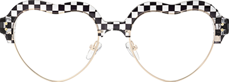 Hannah - Heart Pattern Eyeglasses