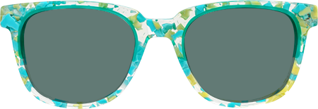 Filia - Square Green Sunglasses