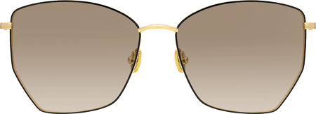 Keahi - Geometric Brown Sunglasses