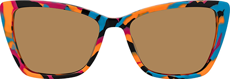 Sanchez - Rectangle Multicolor Sunglasses