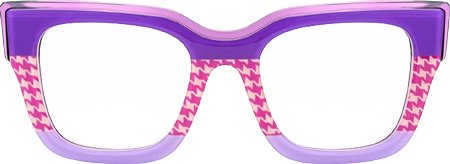 Lalasa - Cat Eye Purple Eyeglasses