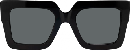 Charisse - Square Black Sunglasses