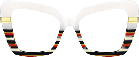 Nadda - Square Two-tone Eyeglasses