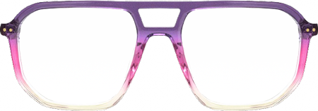 Liam - Aviator Purple Eyeglasses