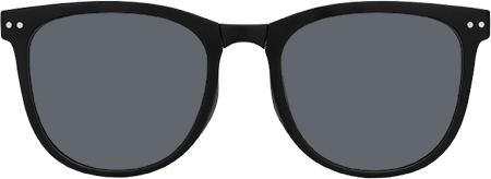 Jackopa - Square Black Sunglasses