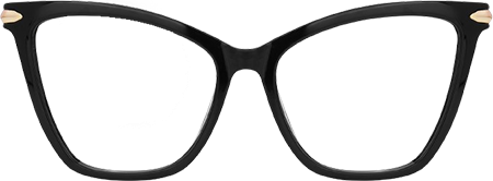 Hilary - Butterfly Black Eyeglasses