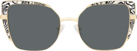 Jabilo - Cat Eye Gold Sunglasses