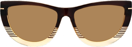 Rhea - Butterfly Brown Sunglasses