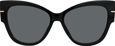 Elektra - Cat Eye Black Sunglasses