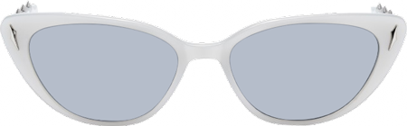 As If - Cat Eye Silver Sunglasses