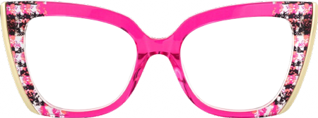 Harshad - Butterfly Pink Eyeglasses