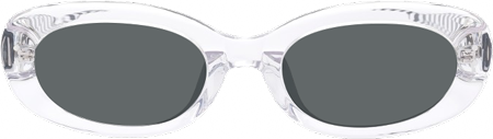 TADA - Oval Crystal Sunglasses